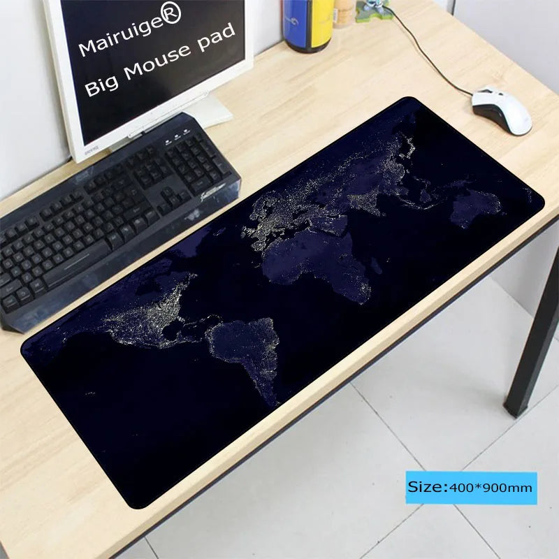 World Map Mouse Pad Large Pad