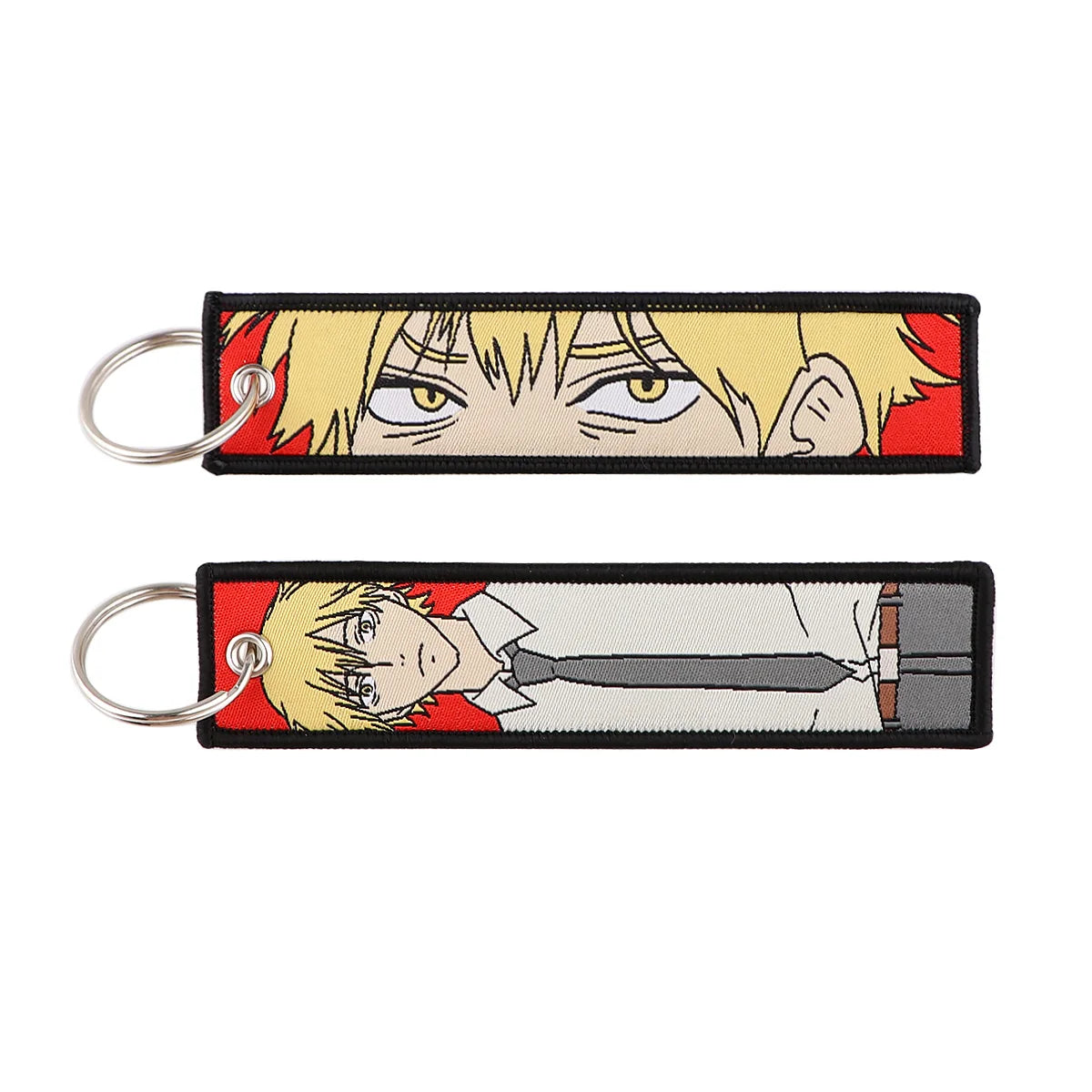 Japanese Anime Cool Embroidery Key Fobs