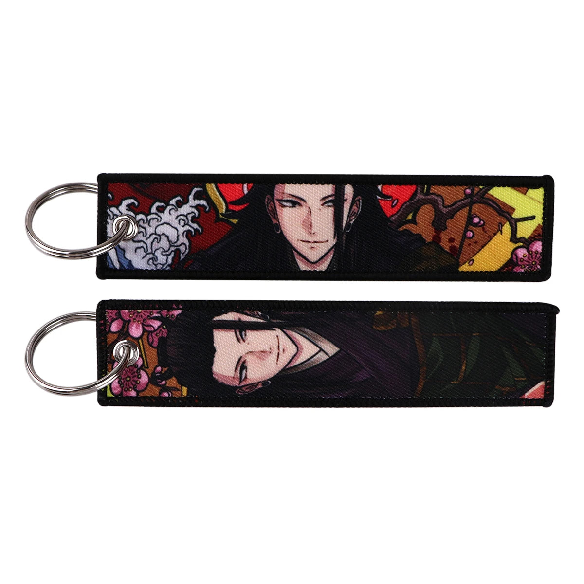 Japanese Anime Cool Embroidery Key Fobs