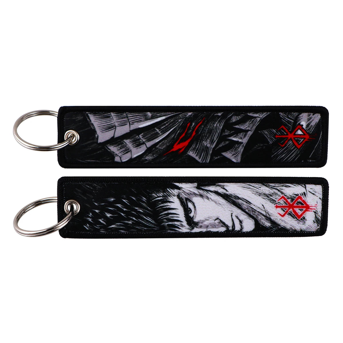 Japanese Anime Embroidery Key Fobs