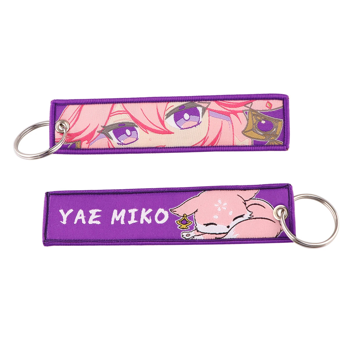 Japanese Anime Cool Embroidery Key Fobs