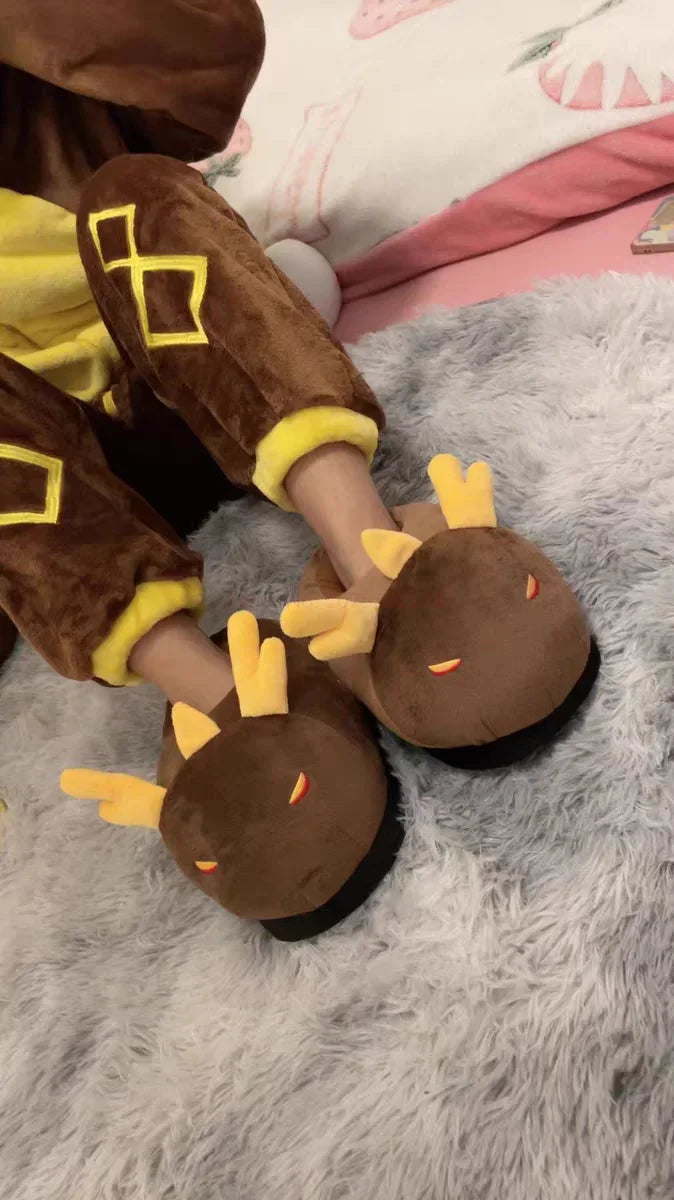 Genshin Impact Plush Slippers