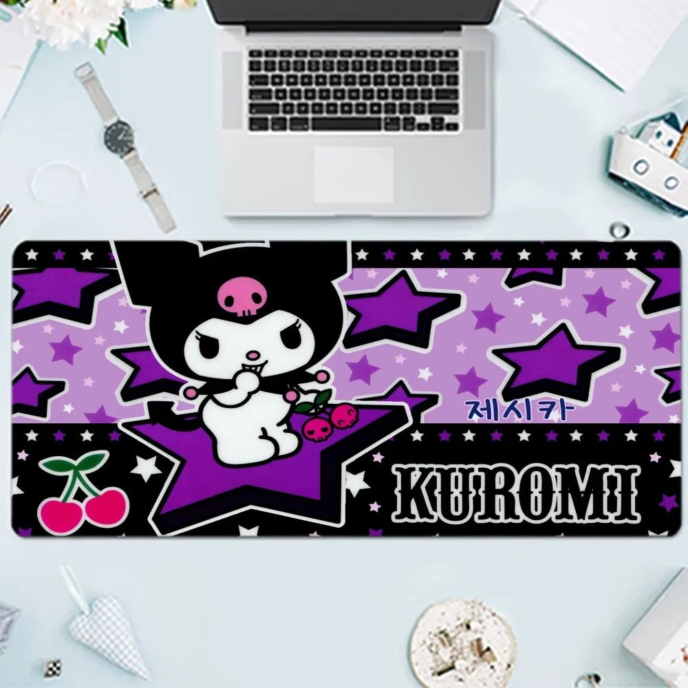 Kuromi Kawaii Mousepad Large Gaming Mouse Mat