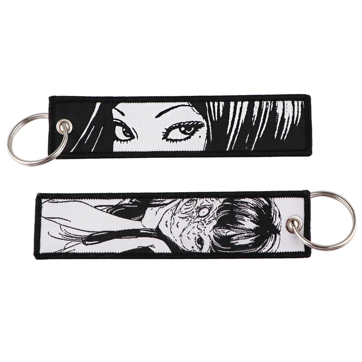 Japanese Anime Cool Embroidery Key Fobs