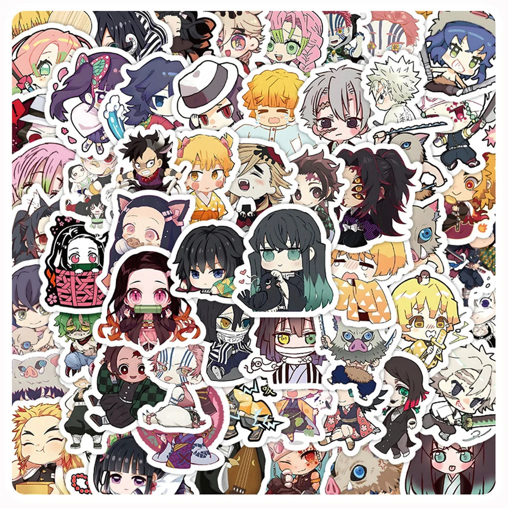 10/30/60PCS Cute Demon Slayer Anime Stickers Kamado Nezuko