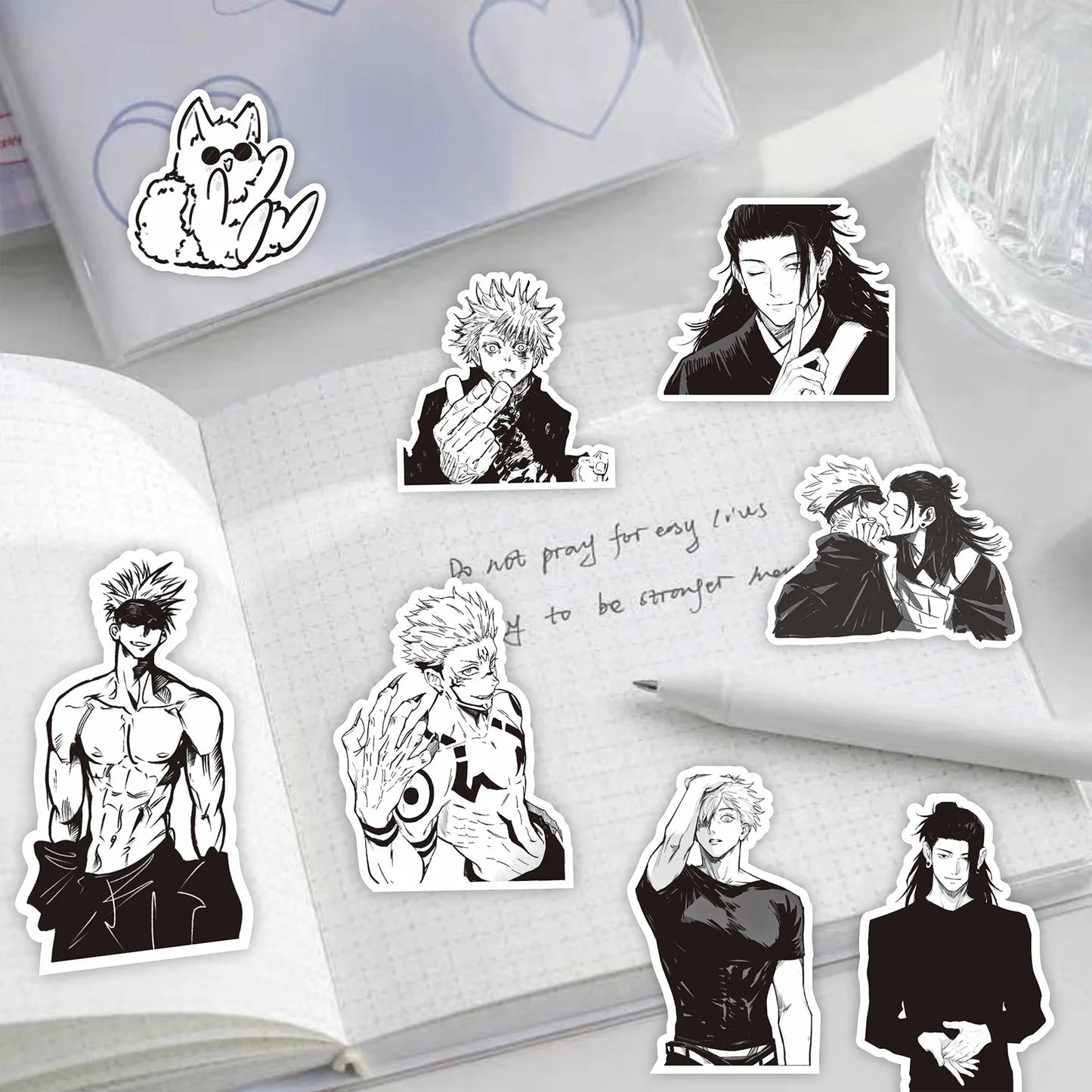 80PCS Anime Jujutsu Kaisen Cartoon Stickers Cool Itadori Yuji Satoru Gojo