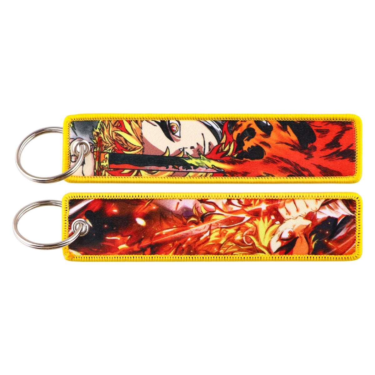 Japanese Anime Cool Embroidery Key Fobs