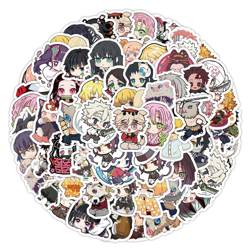 10/30/60PCS Cute Demon Slayer Anime Stickers Kamado Nezuko