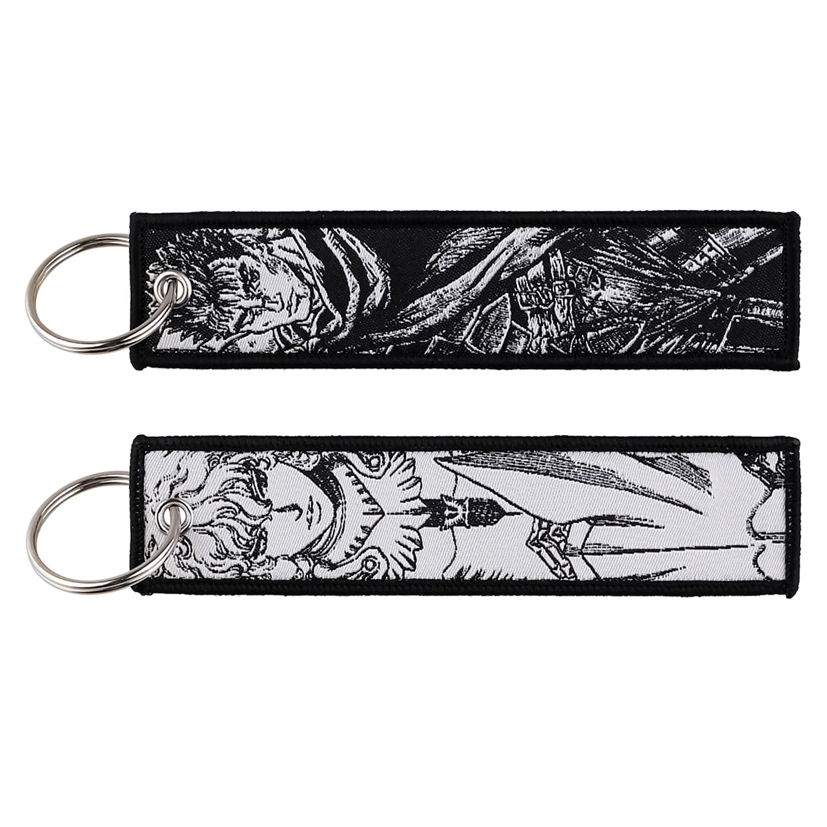 Japanese Anime Cool Embroidery Key Fobs