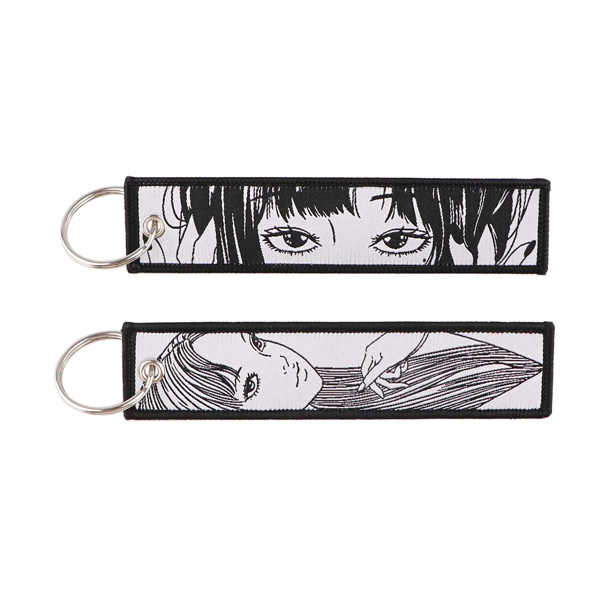 Japanese Anime Cool Embroidery Key Fobs