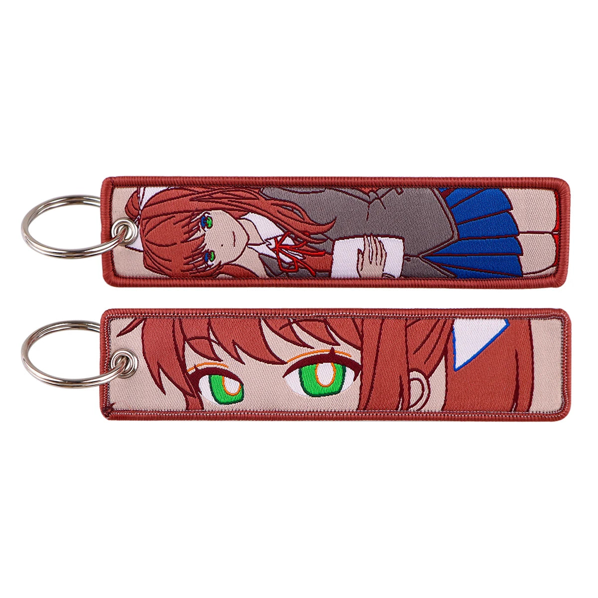 Japanese Anime Cool Embroidery Key Fobs