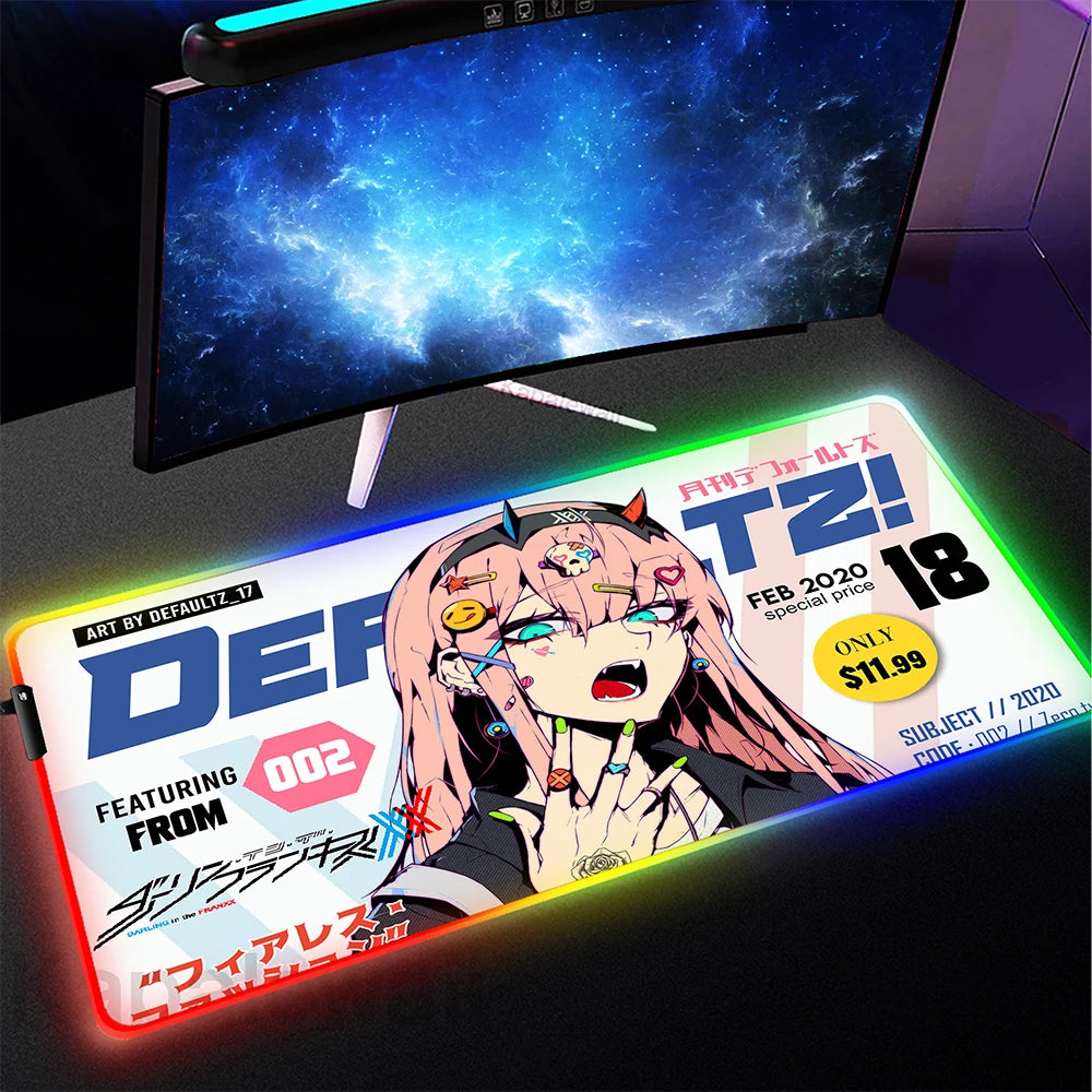 RGB Mouse Pad Large Zero Two