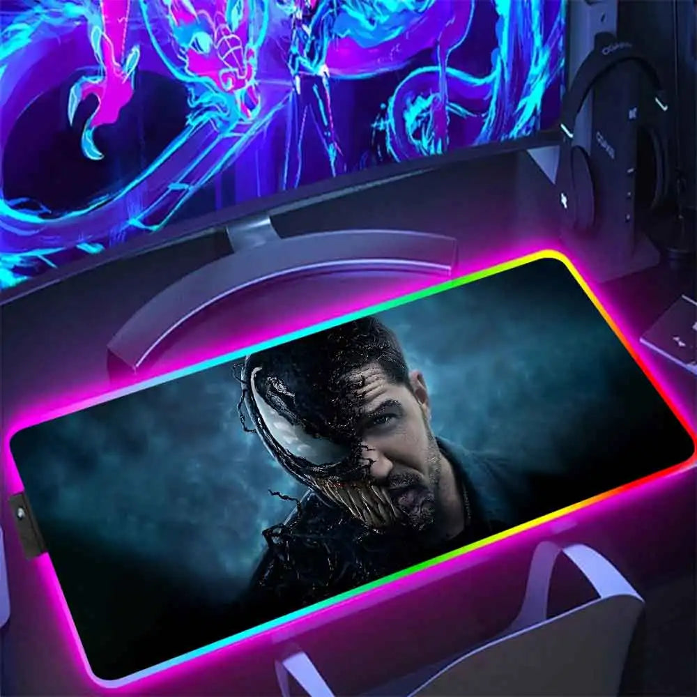 RGB Pc Gamer Keyboard Mouse Pad