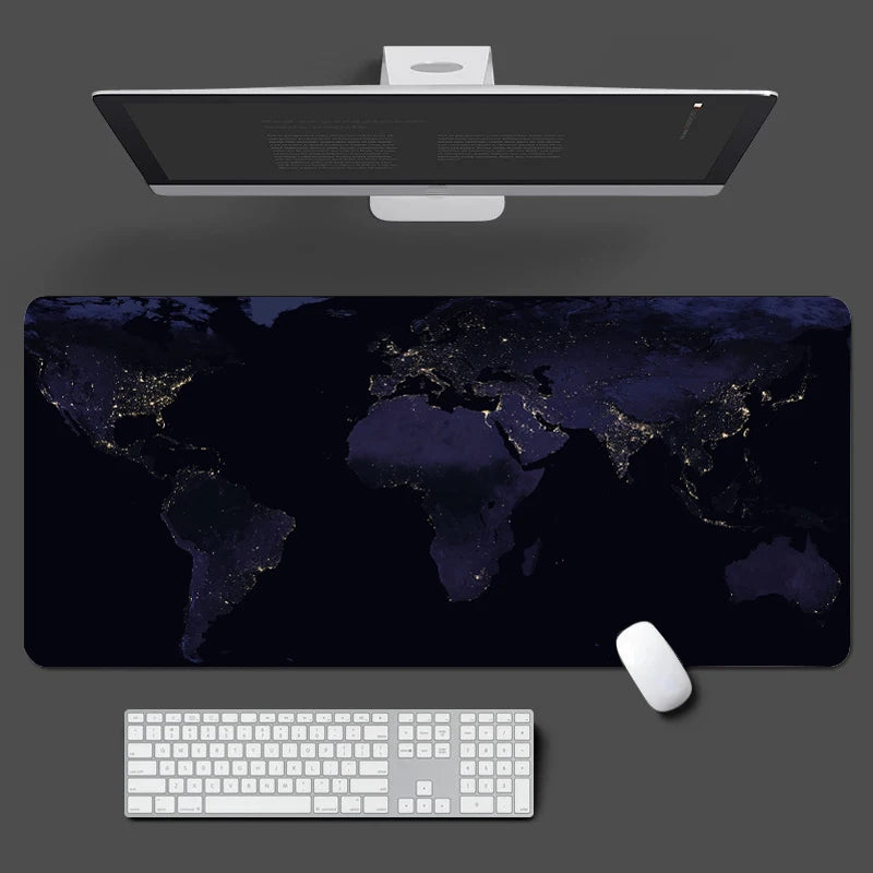 World Map Mouse Pad Large Pad