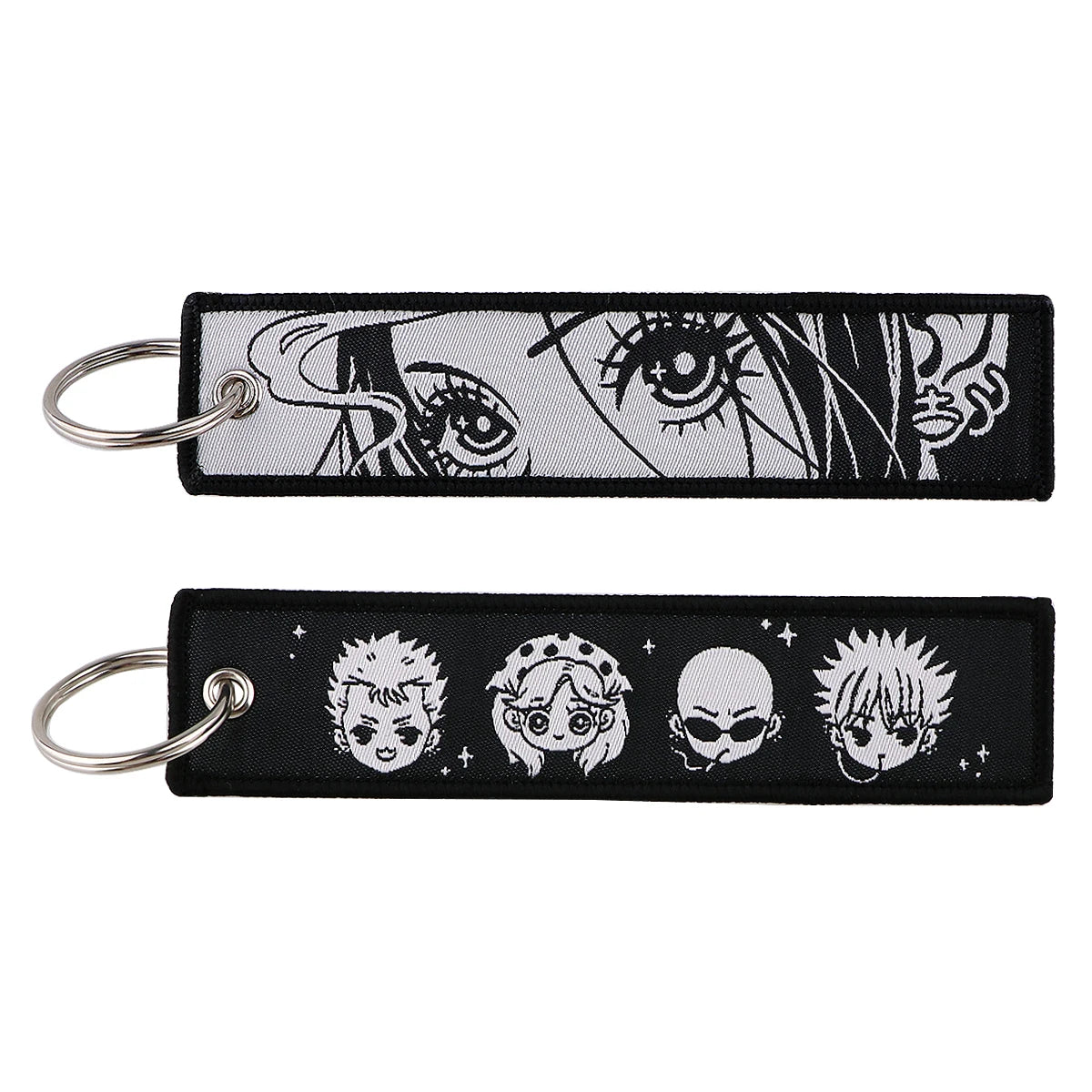 Japanese Anime Cool Embroidery Key Fobs