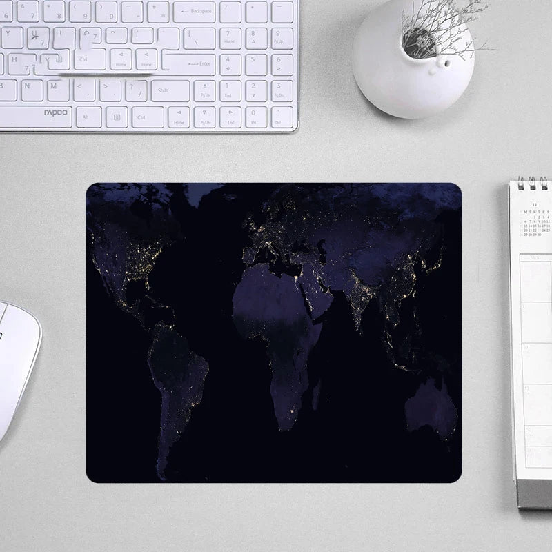 World Map Mouse Pad Large Pad