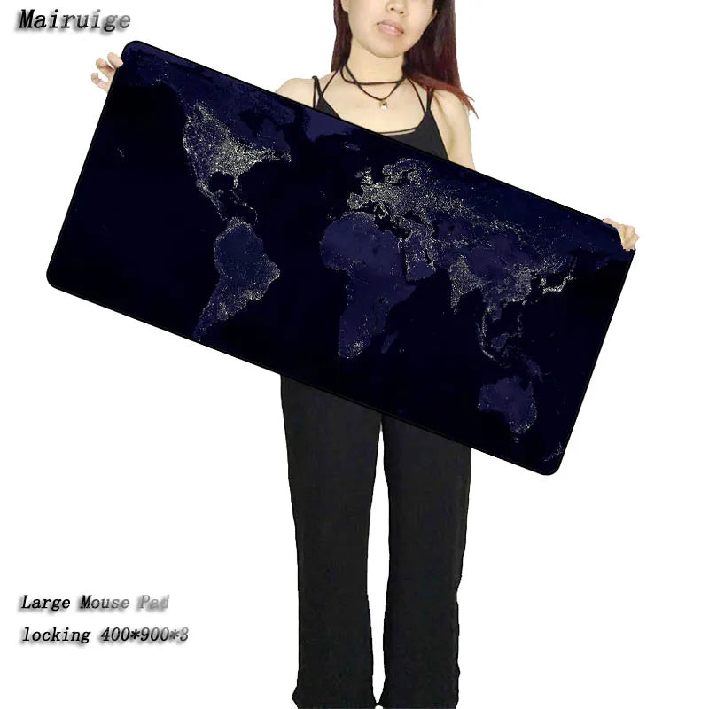 World Map Mouse Pad Large Pad