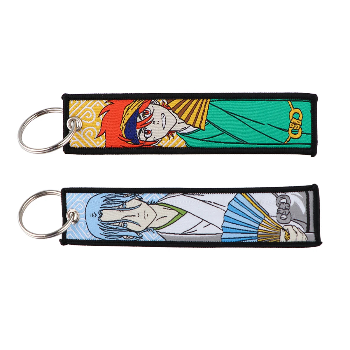 Japanese Anime Cool Embroidery Key Fobs