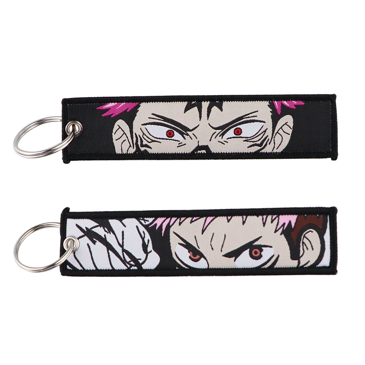 Japanese Anime Cool Embroidery Key Fobs