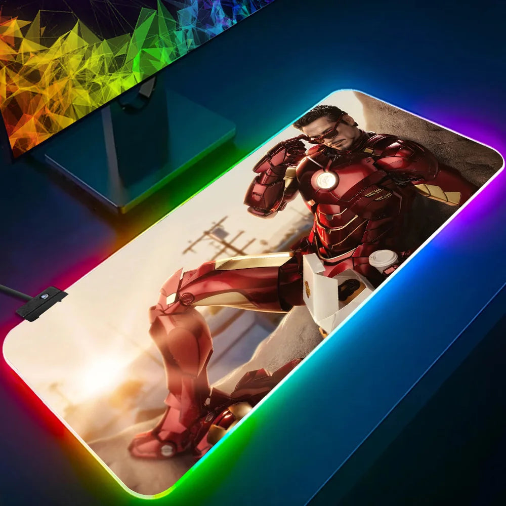 RGB Pc Gamer Keyboard Mouse Pad