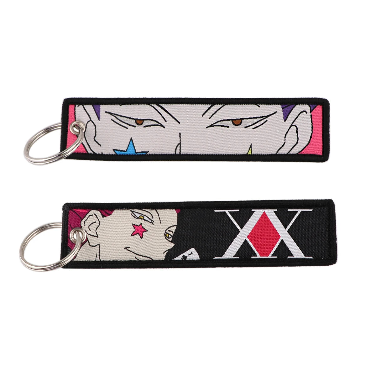 Japanese Anime Cool Embroidery Key Fobs