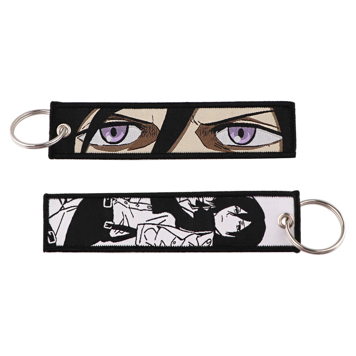 Japanese Anime Cool Embroidery Key Fobs