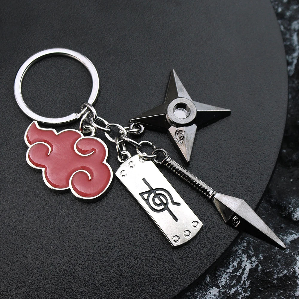 Anime Metal Keychain Uchiha Itachi Sharingan