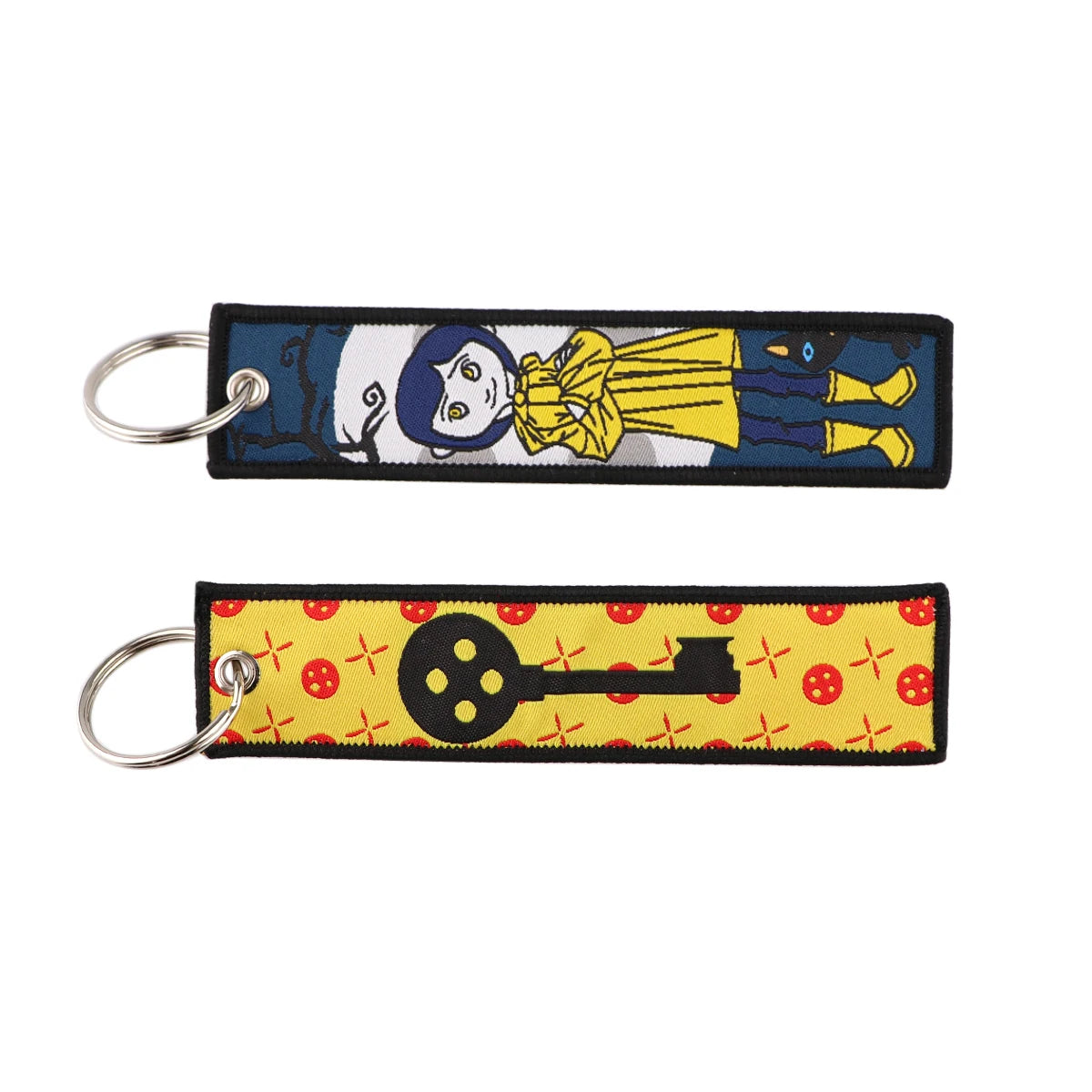 Japanese Anime Cool Embroidery Key Fobs