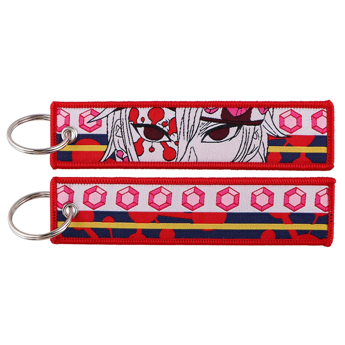 Japanese Anime Cool Embroidery Key Fobs