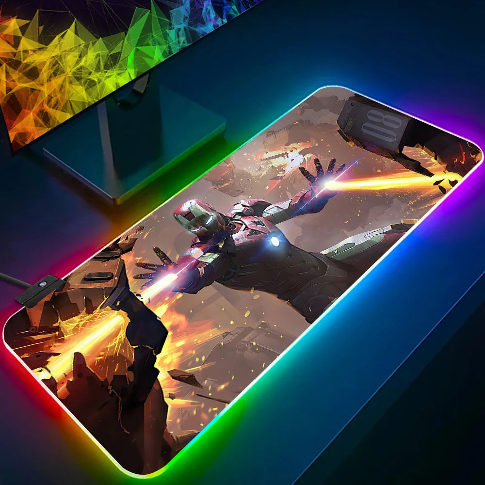 RGB Pc Gamer Keyboard Mouse Pad