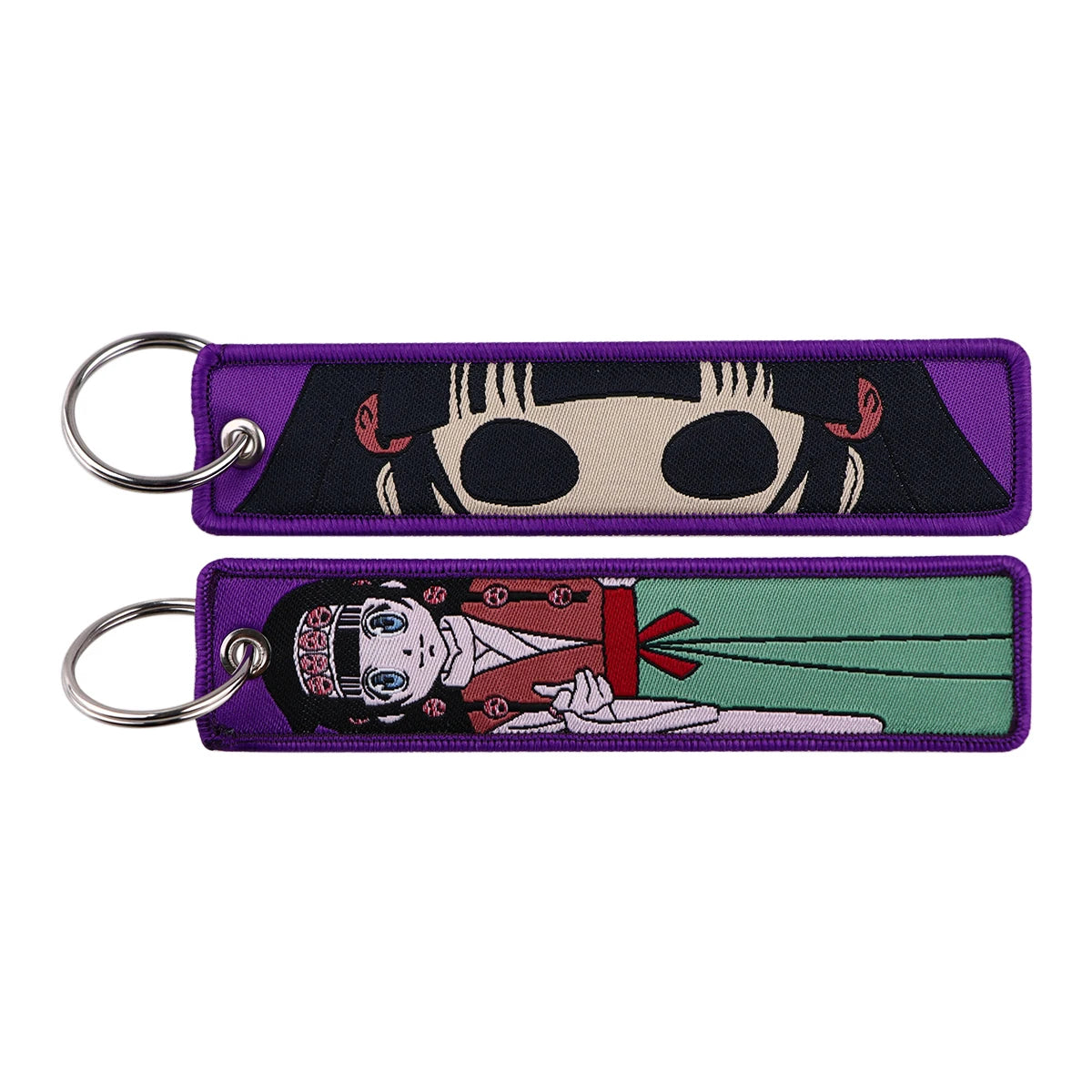 Japanese Anime Cool Embroidery Key Fobs