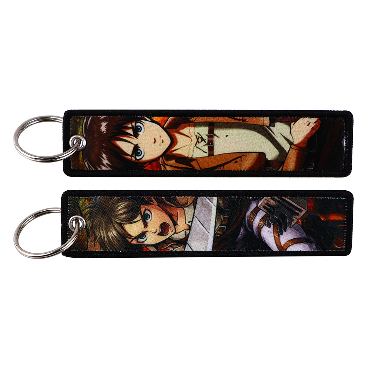 Japanese Anime Cool Embroidery Key Fobs