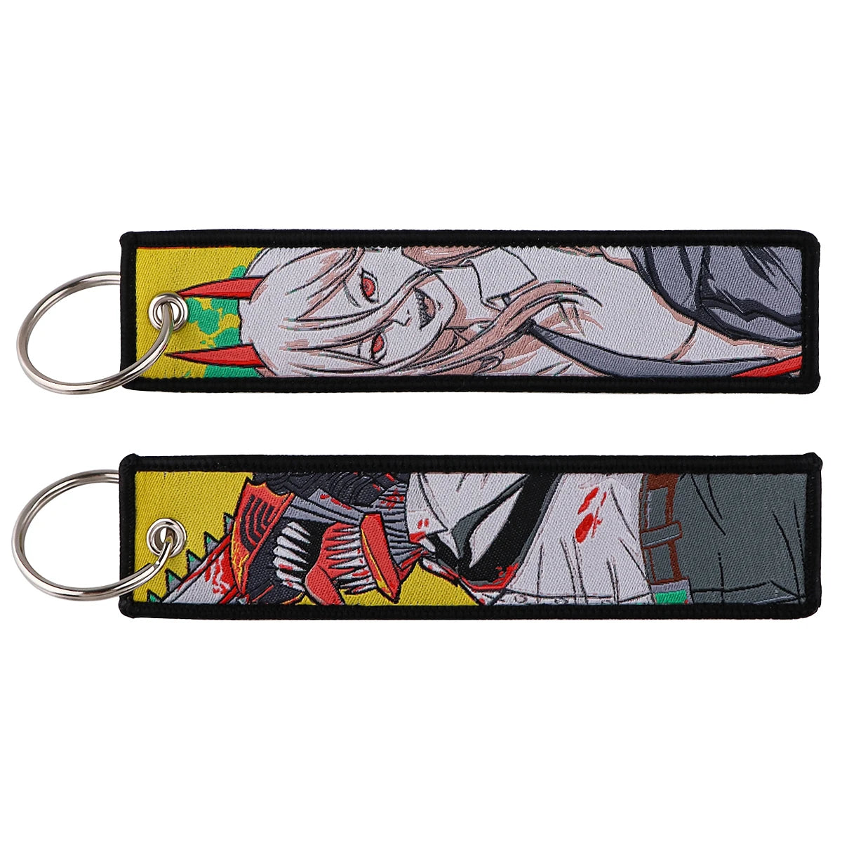 Japanese Anime Cool Embroidery Key Fobs