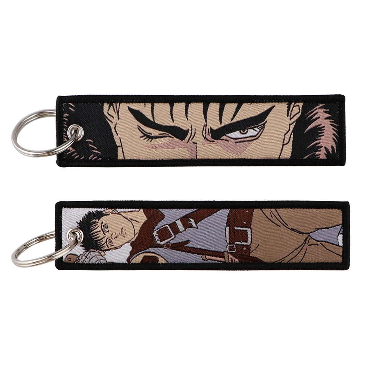 Japanese Anime Cool Embroidery Key Fobs