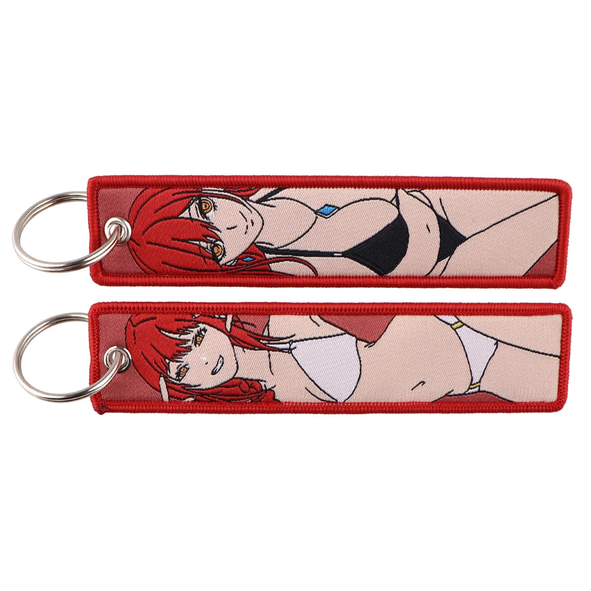 Japanese Anime Cool Embroidery Key Fobs