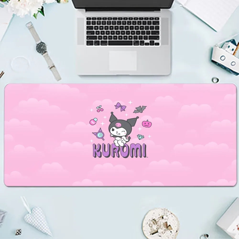 Kuromi Kawaii Mousepad Large Gaming Mouse Mat