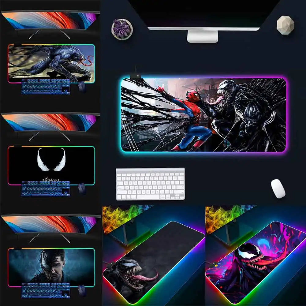 RGB Pc Gamer Keyboard Mouse Pad