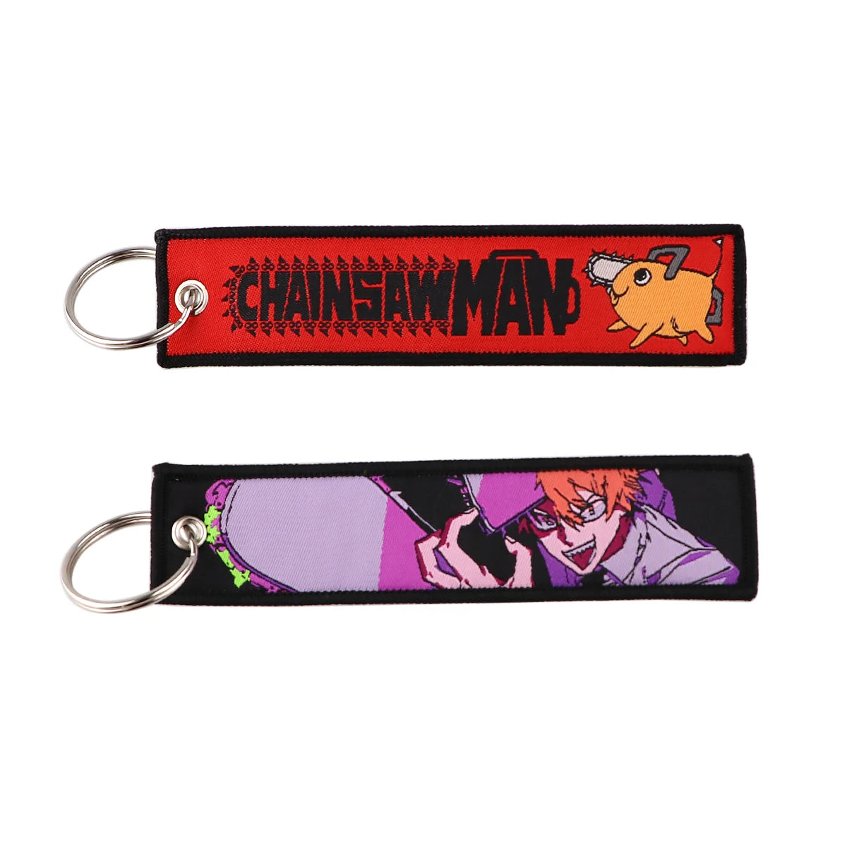 Japanese Anime Cool Embroidery Key Fobs