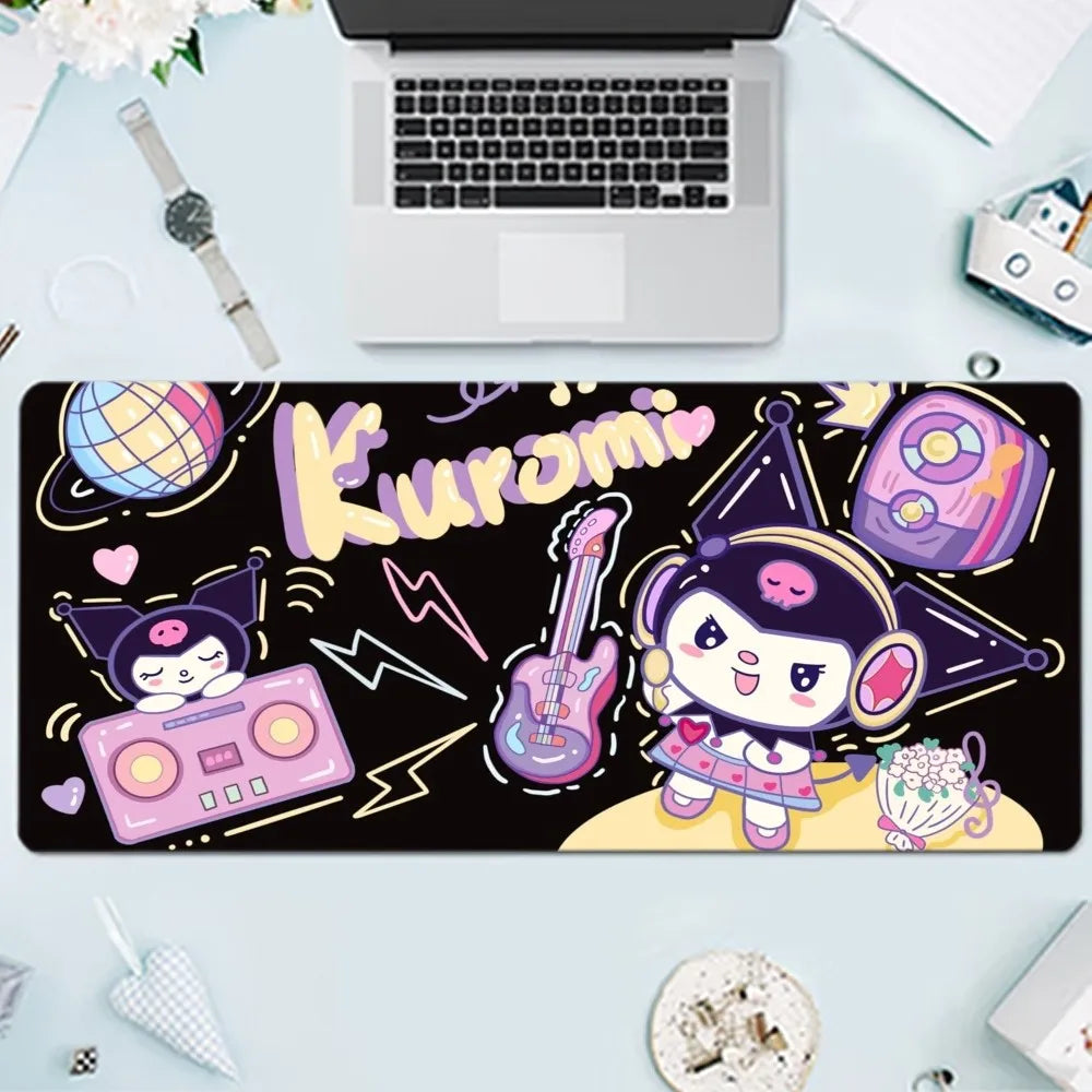 Kuromi Kawaii Mousepad Large Gaming Mouse Mat