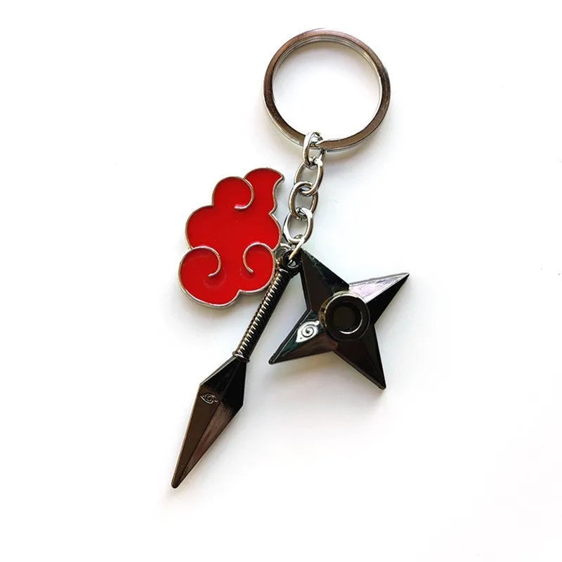 Anime Metal Keychain Uchiha Itachi Sharingan