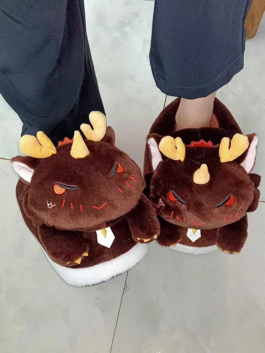 Genshin Impact Plush Slippers