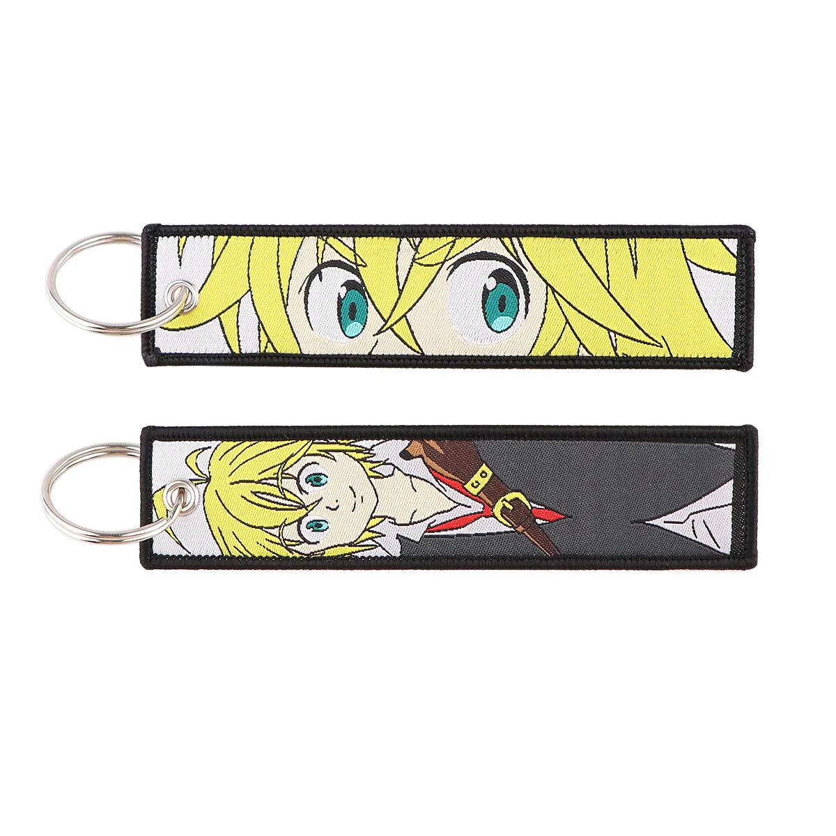 Japanese Anime Cool Embroidery Key Fobs