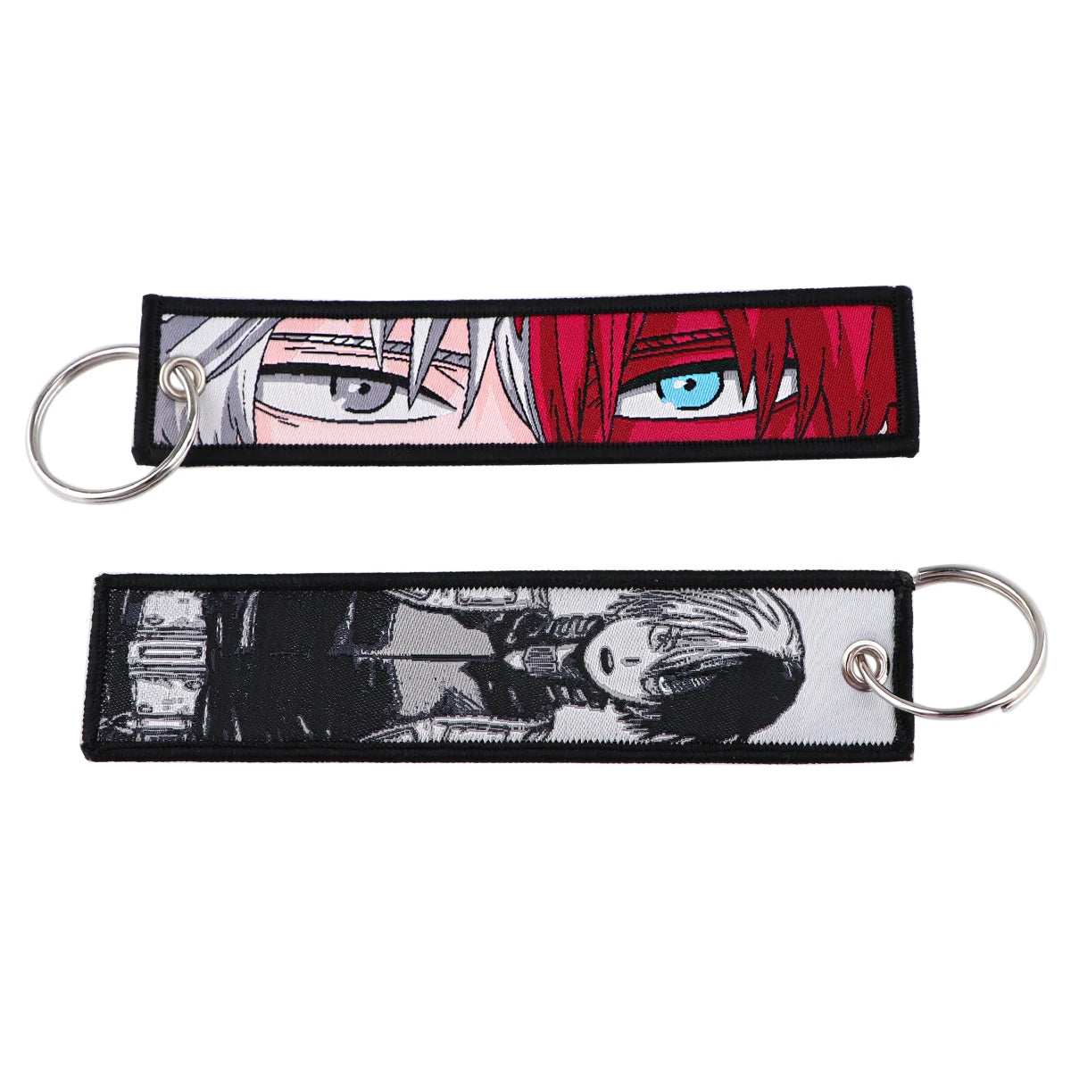 Japanese Anime Cool Embroidery Key Fobs