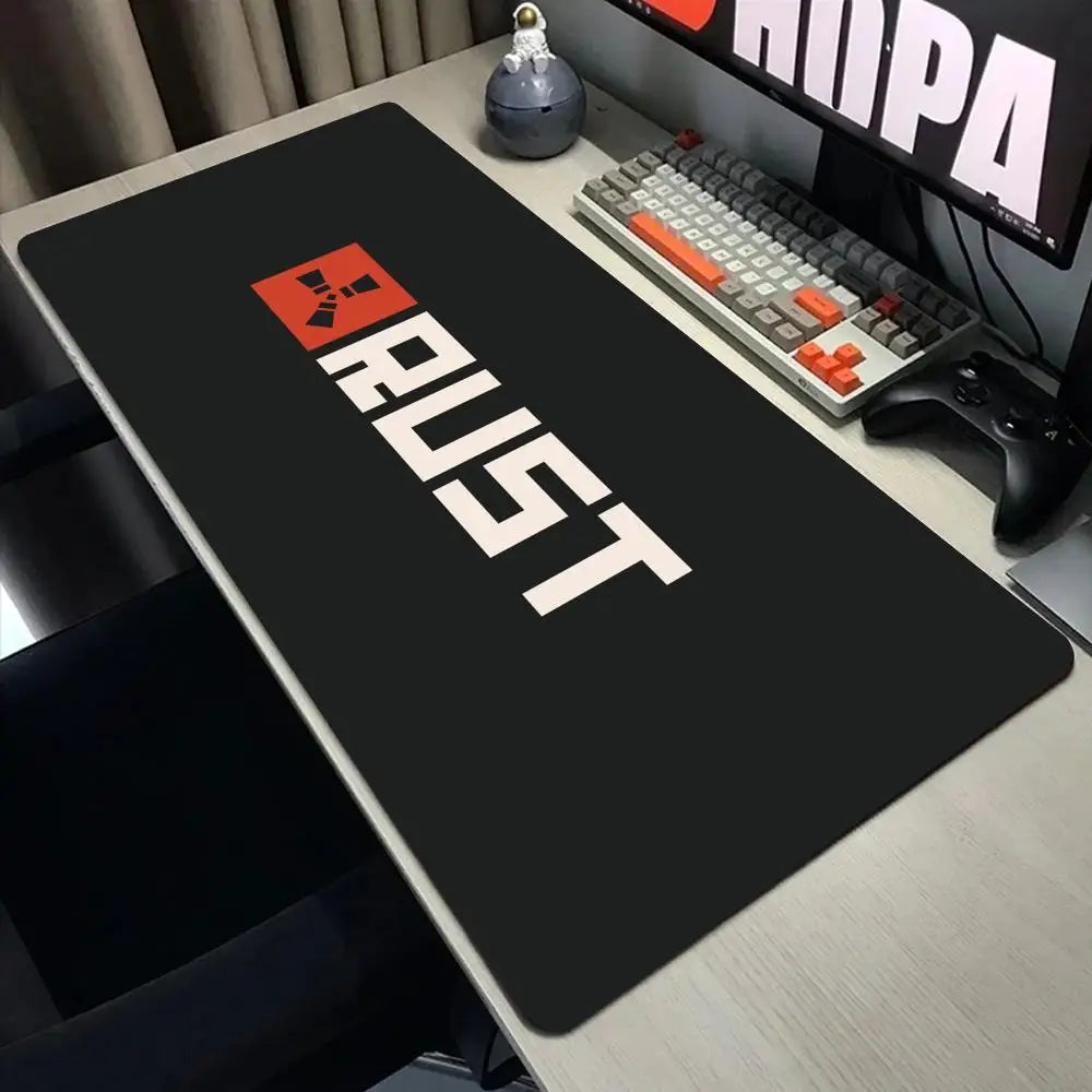 Deep Forest Minimalist Game Rust Mouse Pad