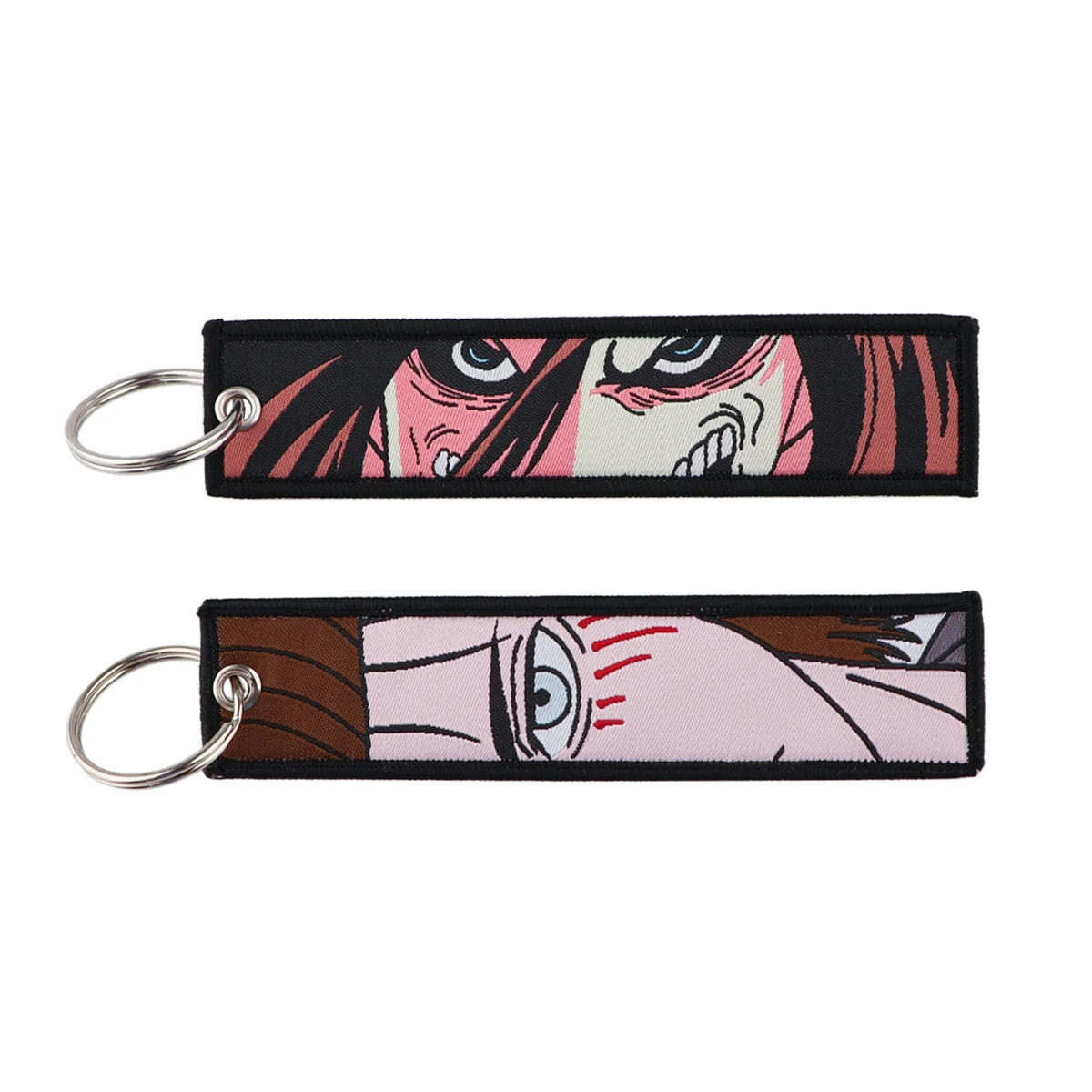 Japanese Anime Cool Embroidery Key Fobs