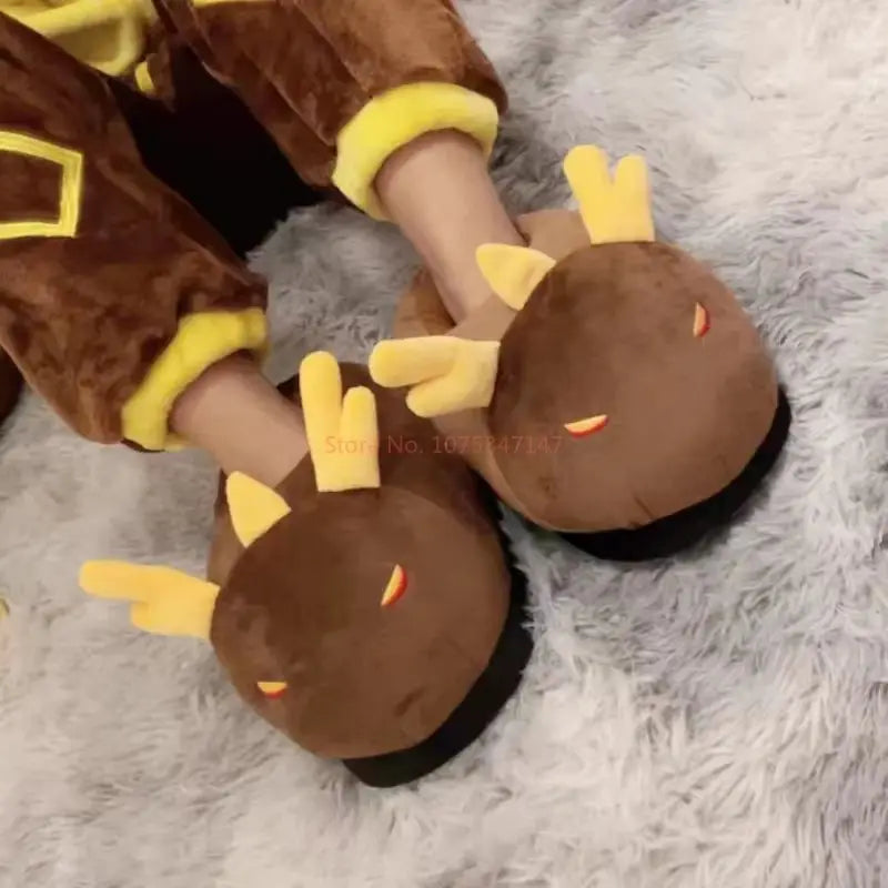 Genshin Impact Plush Slippers