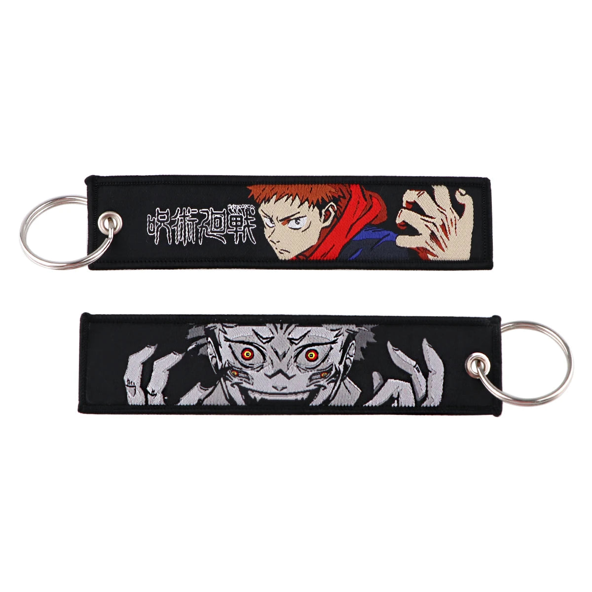 Japanese Anime Cool Embroidery Key Fobs