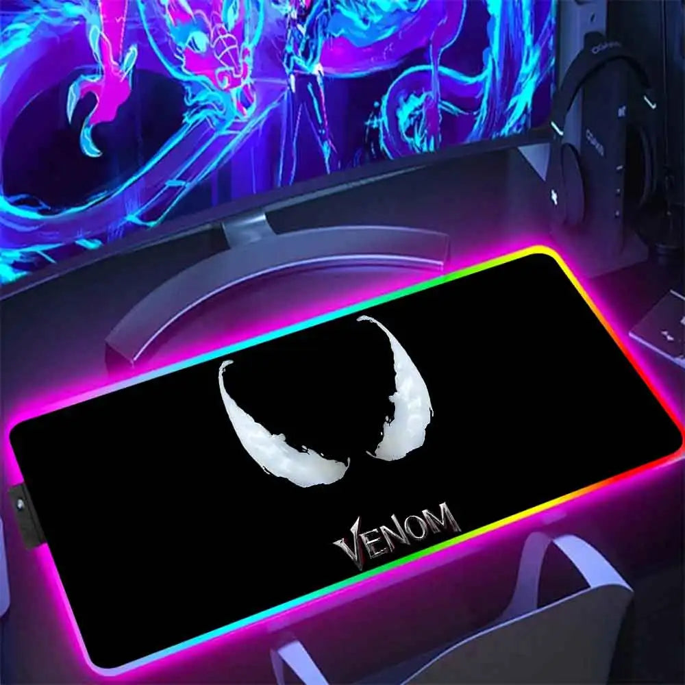 RGB Pc Gamer Keyboard Mouse Pad