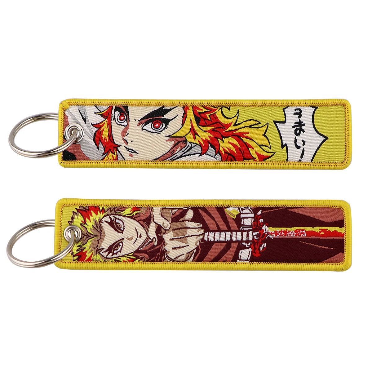 Japanese Anime Cool Embroidery Key Fobs