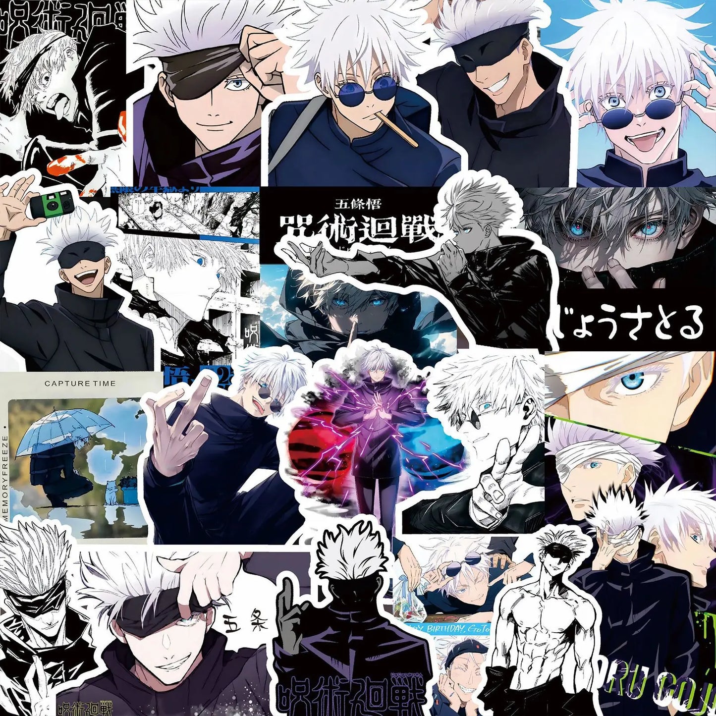 75PCS Cartoon Jujutsu Kaisen  Anime Stickers